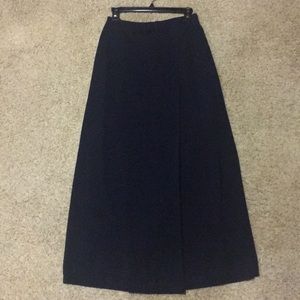 Womens Benetton Navy Skirt Size Euro 40